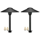 Lumina Lighting 3W Landscape Pathway Lights (2 Pack)-low Voltage Cast-aluminum. Fixed Price $69.29.