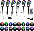T-sunus Low Voltage Landscape Spotlights Christmas Ligths, 16 Color Changing .... Fixed Price $102.15.