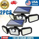 Ultra Bright Solar Lights Motion Sensor Security Led Waterproof Adjustable Head. Fixed Price $20.78.
