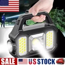 Solar Power Led Camping Lamp Flashlight Tent Lantern Rechargeable Battery. Fixed Price $9.82.