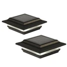 5 X In. Outdoor Black Cast Aluminum Led Solar Post (2-PACK) By Classy Caps. Fixed Price $79.90.