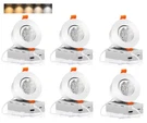 3 Inch 5CCT Eyeball Recessed Light,dimmable Swivel Adjustable Downlight, 2700.... Fixed Price $109.35.