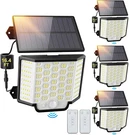Solar Lights Outdoor Waterproof, 186 Bright Leds Dusk To Dawn Motion Security Fl. Fixed Price $69.25.