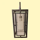 Mission Pendant Hanging Light Lamp Libby Langdon Crystorama Hillcrest 1 Fixture. Fixed Price $199.95.