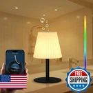 Uuffoo Shower Lamp Dual Speaker Pairing, IP44 Waterproof Outdoor Table Wi. Fixed Price $63.04.