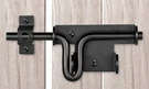 Hthooooome Slide Bolt Gate Latch With Padlock Hole, Heavy Duty Fence Black. Fixed Price $16.16.
