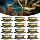 Solar Post Cap 12 Pack, Fence Lights, Warm White/cool White.... Fixed Price $98.78.