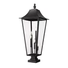 New Z-lite 5008PHXXLS-SQPM-BK Gannon Light 42 Tall Marine Grade Post. Fixed Price $846.60.
