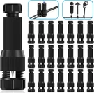Icreating Low Voltage Waterproof Replacement Landscape 22PACK, Black. Fixed Price $21.32.