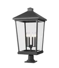 Z-lite 568PHXXLR-533PM Beacon 4 Light 33" Tall Outdoor Pier Mount Black. Fixed Price $1244.00.