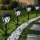 Ensenior Solar Lights Outdoor, 6500K Led Garden For Pathway Yard. Fixed Price $52.12.