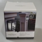 Threshold Solar Led Deck Lights 2 Packs 4.5"X 3.5"X Matte Black Finished-new!. Fixed Price $9.99.