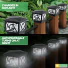 (qty 12) Greenlighting Geometric Circle Solar Cap Lights Fits 4X4&5X5 Posts. Fixed Price $62.99.
