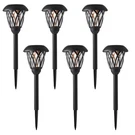 Mainstays Solar Lattice Pathway Lighting Set, 6 Count Led With Glass Lens. Fixed Price $49.99.