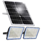 100W 12000LM Solar Flood Light Outdoor With Separate Panel, Dusk Dawn & Mo.... Fixed Price $128.73.
