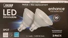 Outdoor Spot Dimmable Led Natural Light Bulb 2-PACK 11 Watt Flood. Fixed Price $19.95.