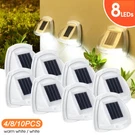 Outdoor Solar 8 Led Wall Lights Garden Patio Pathway Stairs Step Fence Lamp. Fixed Price $14.99.