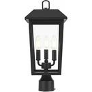 Elegant Lighting OD502P18BK Riggs 3 Inch Black Outdoor Post. Fixed Price $136.00.