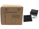 Excmark 12 Pack 4X4 Waterproof Outdoor 9600 Lumens Led Solar Post Cap Lights. Fixed Price $71.43.