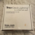 Trex Decking Pyramid Post Lighting - Tree House THPYLEDCAP4X4. Fixed Price $150.00.