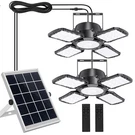 Solar Shed Light Indoor Outdoor, Aqonsie 176LED Powered Pendant Black. Fixed Price $102.04.