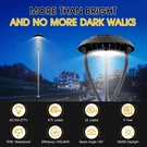 60W Led Post Top Light With Photocell Sensor Circular Area Equiv. 320W. Fixed Price $118.15.