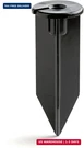 Kichler 8" Outdoor Landscape Light Stake In Black, Durable Ground Mount Accessor. Fixed Price $34.48.