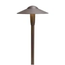 **kichler 12V Two Arm Path Light Textured Black 16.25W Led W/ Ground Stake**. Fixed Price $169.99.
