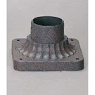 Volume Lighting Rust Pedestal Mount, V0080-30. Fixed Price $29.99.