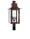 Quoizel Chalmers 3 Light 26" Tall Post Lantern With Clear Glass Model: CM9012AC. Fixed Price $654.00.