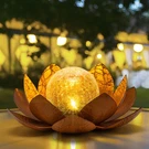 Solar Lights Outdoor 2PACK Led Waterproof Metal Flower Crackle Globe Aiiny Glass. Fixed Price $74.99.
