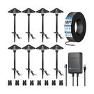 Sunvie All-in-one Led Pathway Lighting Kit, 8-PACK Low Voltage Landscape Ligh.... Fixed Price $226.20.