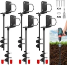 17'' Heavy-duty Ground Anchor, 6 Pcs Multi-purpose Trampoline Stakes,mobile Home. Fixed Price $88.65.
