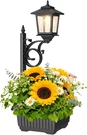 Melunar Outdoor Flower Pots 2 In 1, Solar Post Lamps Waterproof,. Fixed Price $51.99.