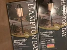 2 Hampton Bay Edinburgh 150 Lumen Cast Brass Bronze Led Landscape Pathway Lights. Fixed Price $40.00.