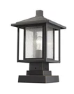 Bellevue ZPL27642 Cleombrotus 9" Tall Pier Mount Post Light - Bronze. Fixed Price $234.60.
