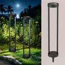 Pack Solar Bollard Lights Outdoor 24 Stainless Steel Path Landscape. Fixed Price $123.61.