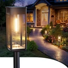 Alfiot Solar Pathway Lights Outdoor, 8 Pack, Warm White (cuboid). Fixed Price $58.96.