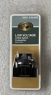 Hampton Bay - Low Voltage Cable Splice Connector Black Finish New. Fixed Price $12.99.