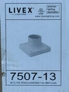 Livex Lighting Outdoor Pier Mount Adaptors Bronze 7507-07. Fixed Price $20.99.