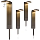 Coxseni Solar Pathway Lights Outdoor 4PACK, 2 Color In 1 Motion Sensor Walkway. Fixed Price $93.41.
