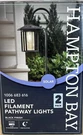 Hampton Bay Grantville Solar Black Outdoor Led Shepherd Hook Path Light 2 Pack. Fixed Price $55.98.