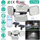 2PACKS Wall Lights Outdoor Motion Sensor Lamps Adjustable +remote. Fixed Price $32.90.