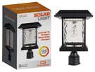 Gama Sonic Aspen Solar Lamp Post Light Outdoor Waterproof, Black Aluminum With. Fixed Price $161.06.