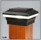 Aurora Saturn Anello Flat Post Cap (matte Black /textured) Low Voltage Lighting. Fixed Price $36.99.