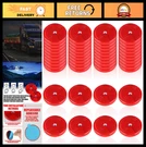 48 Pcs Round Safety Reflectors For Driveway, Fence, Gate, Trailers, Boats - Red. Fixed Price $42.99.
