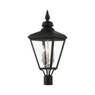 Livex Adams Lt Outdoor Large Post Top Lantern, Black/nickel/cluster 27375-04. Fixed Price $939.96.