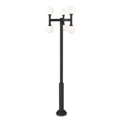 Z-lite Laurent Light 30" Outdoor Post Mount, Black/opal 597MP6-5010P-BK. Fixed Price $1728.00.