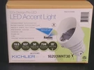 Kichler 19.5W Led White Accent Light 3000K 35 Degree Flood Beam Model 16203WHT30. Fixed Price $100.00.