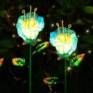 Joyathome Garden Solar Stake Lights Outdoor, 2 Pack Powered Metal Blue. Fixed Price $28.88.